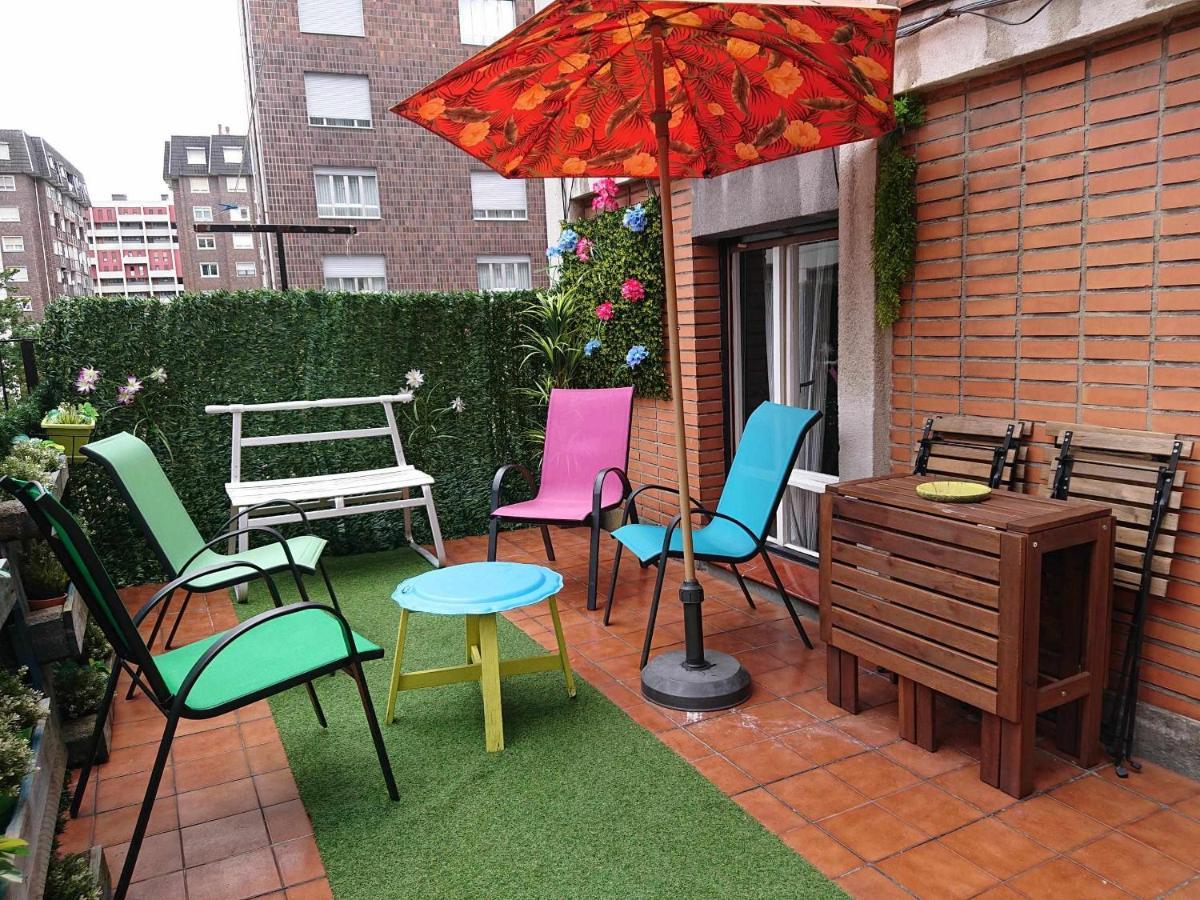 Apart 2 Terrazas Para 4 Personas Bilbao Centro Zewnętrze zdjęcie